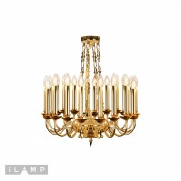 Подвесная люстра iLamp Louvre MD8551-20 Золотая Подвесная люстра iLamp Louvre MD8551-20 Золотая