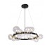 Люстра Crystal Lux AGATA SP15 V2 BLACK/TRANSPARENTE