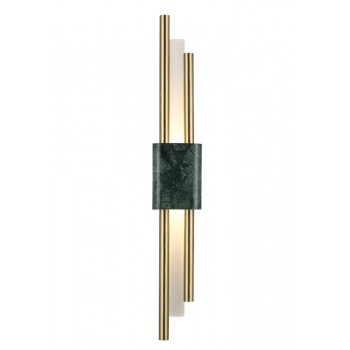 Бра Crystal Lux CARTA AP6W LED GREEN/BRASS