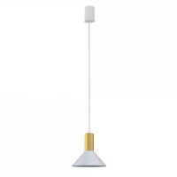 Подвесной светильник Nowodvorski Hermanos White/Solid Brass 8040 Подвесной светильник Nowodvorski Hermanos White/Solid Brass 8040