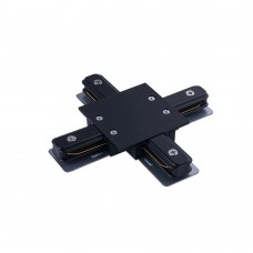 Коннектор для однофазной трековой системы X-образный Nowodvorski Profile Recessed Black 8837 Коннектор для однофазной трековой системы X-образный Nowodvorski Profile Recessed Black 8837