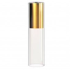 Плафон Nowodvorski Cameleon Cylinder M Transparent/Brass 8543