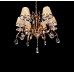 Хрустальная подвесная люстра Lumina Deco Finezzia LDP 9267-6 GD