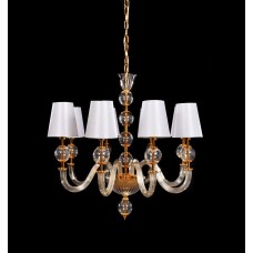 Хрустальная подвесная люстра Lumina Deco STEFANEA LDP 5012-8 WT