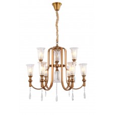 Подвесная люстра Lumina Deco Rionella LDP 8041-6+3 S.GD Подвесная люстра Lumina Deco Rionella LDP 8041-6+3 S.GD