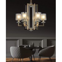 Подвесная люстра Lumina Deco Manhattan LDP 8012-6 F.GD Подвесная люстра Lumina Deco Manhattan LDP 8012-6 F.GD