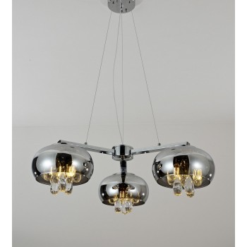 Подвесной светильник Lumina Deco Tosso LDP 8066-3-200 CHR