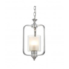 Подвесная люстра Lumina Deco Atlanta LDP 1222-1 CHR+WT Подвесная люстра Lumina Deco Atlanta LDP 1222-1 CHR+WT