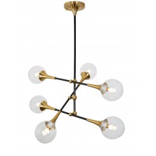 Подвесной светильник Lumina Deco Vivaldo LDP 6027-6 BK+MD