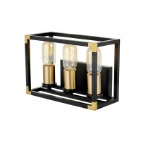 Бра Lumina Deco Waldorf LDW 1140-3 BK+MD Бра Lumina Deco Waldorf LDW 1140-3 BK+MD