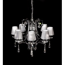 Хрустальная подвесная люстра Lumina Deco Venisia LDP 8810-8 SL