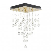 Каскадная люстра Arti Lampadari Flusso H 1.4.30.615 G Каскадная люстра Arti Lampadari Flusso H 1.4.30.615 G