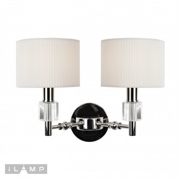 Настенный светильник iLamp Alexa W2404-2 Nickel