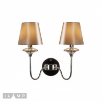 Настенный светильник iLamp Rolling W2406-2 Nickel Настенный светильник iLamp Rolling W2406-2 Nickel
