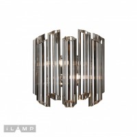Настенный светильник iLamp Destiny MB0267-2B CHROME+SMOKY GRAY Настенный светильник iLamp Destiny MB0267-2B CHROME+SMOKY GRAY