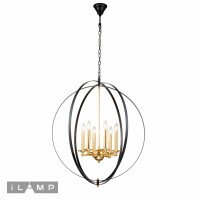 Подвесная люстра iLamp Element 9977-800 GOLD&BLACK Подвесная люстра iLamp Element 9977-800 GOLD&BLACK