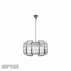Подвесная люстра iLamp Tribeca MD0276-6C CHROME+SMOKY GRAY
