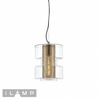 Светильник подвесной iLamp Brick P7555-1 GD Светильник подвесной iLamp Brick P7555-1 GD