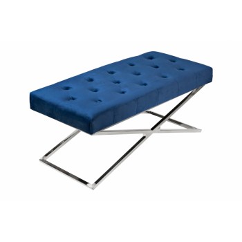 Банкетка ArtHomeDecor Cross ID-78 CR Blue