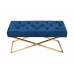 Банкетка ArtHomeDecor Cross ID-78 GL Blue