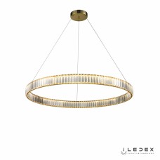 Подвесной светильник iLedex WOODSTOCK 10920P/1-38W-3000K-D1000 GOLD&CLEAR