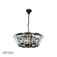 Подвесная люстра iLamp Panorama 6107-600 Черная Подвесная люстра iLamp Panorama 6107-600 Черная