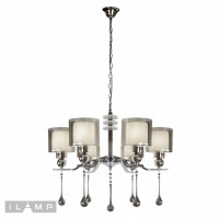 Подвесная люстра iLamp Milano 70291-6 Хром Подвесная люстра iLamp Milano 70291-6 Хром