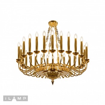 Подвесная люстра iLamp Louvre MD8551-30 Золотая