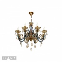 Подвесная люстра iLamp Asia 61081-8 Бронзовая Подвесная люстра iLamp Asia 61081-8 Бронзовая