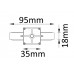 Соединитель линейный (однофазный) Crystal Lux CLT 0.211 01 WH