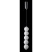 Светильник подвесной Crystal Lux DESI SP5 CHROME/WHITE
