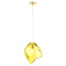 Светильник подвесной Crystal Lux NUESTRO SP1 GOLD/AMBER