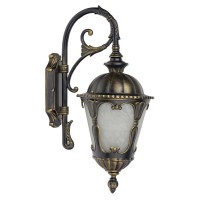 Уличный настенный светильник Nowodvorski Tybr Black/Golden Patina 4686 Уличный настенный светильник Nowodvorski Tybr Black/Golden Patina 4686