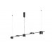 Светильник подвесной Crystal Lux TRISTAN SP5 L1200 BLACK