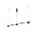 Светильник подвесной Crystal Lux TRISTAN SP5 L1200 BLACK