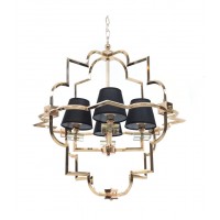 Подвесная люстра Lumina Deco Baltimore LDP 8020-4 GD+BK Подвесная люстра Lumina Deco Baltimore LDP 8020-4 GD+BK