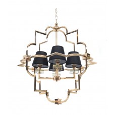 Подвесная люстра Lumina Deco Baltimore LDP 8020-4 GD+BK Подвесная люстра Lumina Deco Baltimore LDP 8020-4 GD+BK