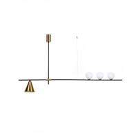 Подвесной светильник Lumina Deco Renzo LDP 6043-4 BK+MD Подвесной светильник Lumina Deco Renzo LDP 6043-4 BK+MD