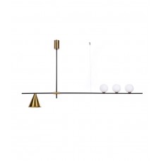 Подвесной светильник Lumina Deco Renzo LDP 6043-4 BK+MD