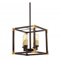 Подвесной светильник Lumina Deco Waldorf LDP 1140-4 BK+MD Подвесной светильник Lumina Deco Waldorf LDP 1140-4 BK+MD
