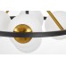 Подвесной светильник Lumina Deco Donzano LDP 8034-5 BK+WT