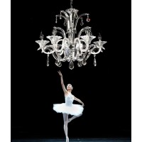 Хрустальная подвесная люстра Lumina Deco Miranda LDP 66980-6