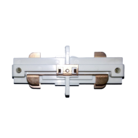 Kon I-WH-2Line Коннектор прямой белый для направляющих 2 фазы