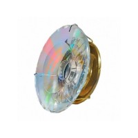 40204-MR16-5.3-Cl-GlMulti  Светильник точечный прозрачный-золотой