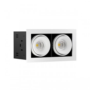 Встраиваемый  светодиодный светильник Ledron ON-202-9W White-Black