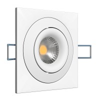 Встраиваемый светильник под сменную лампу Ledron AO1501006 SQ White-Black Встраиваемый светильник под сменную лампу Ledron AO1501006 SQ White-Black