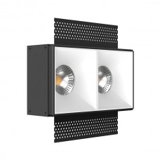 Встраиваемый светильник под сменную лампу Ledron Rise SQ H KIT2 Black Встраиваемый светильник под сменную лампу Ledron Rise SQ H KIT2 Black