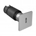 Встраиваемый светодиодный светильник для стен и ступеней Ledron S712 Black