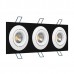 Встраиваемый  светильник под сменную лампу Ledron AO1501006 SQ3 White-Black
