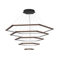 Подвесной светильник GALAXY WOODEN 5 Black 3000K Подвесной светильник GALAXY WOODEN 5 Black 3000K